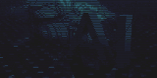 Abstract layered helix pattern