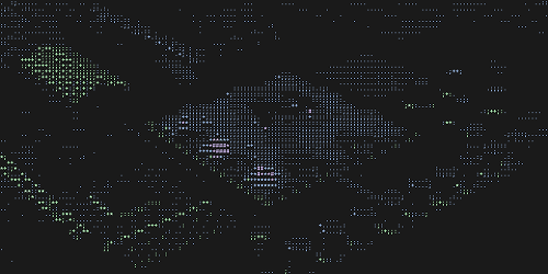 Abstract vector bloom flow