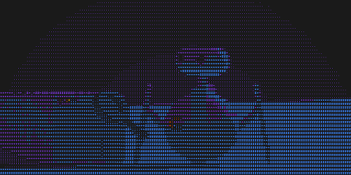Abstract diagonal signal pattern