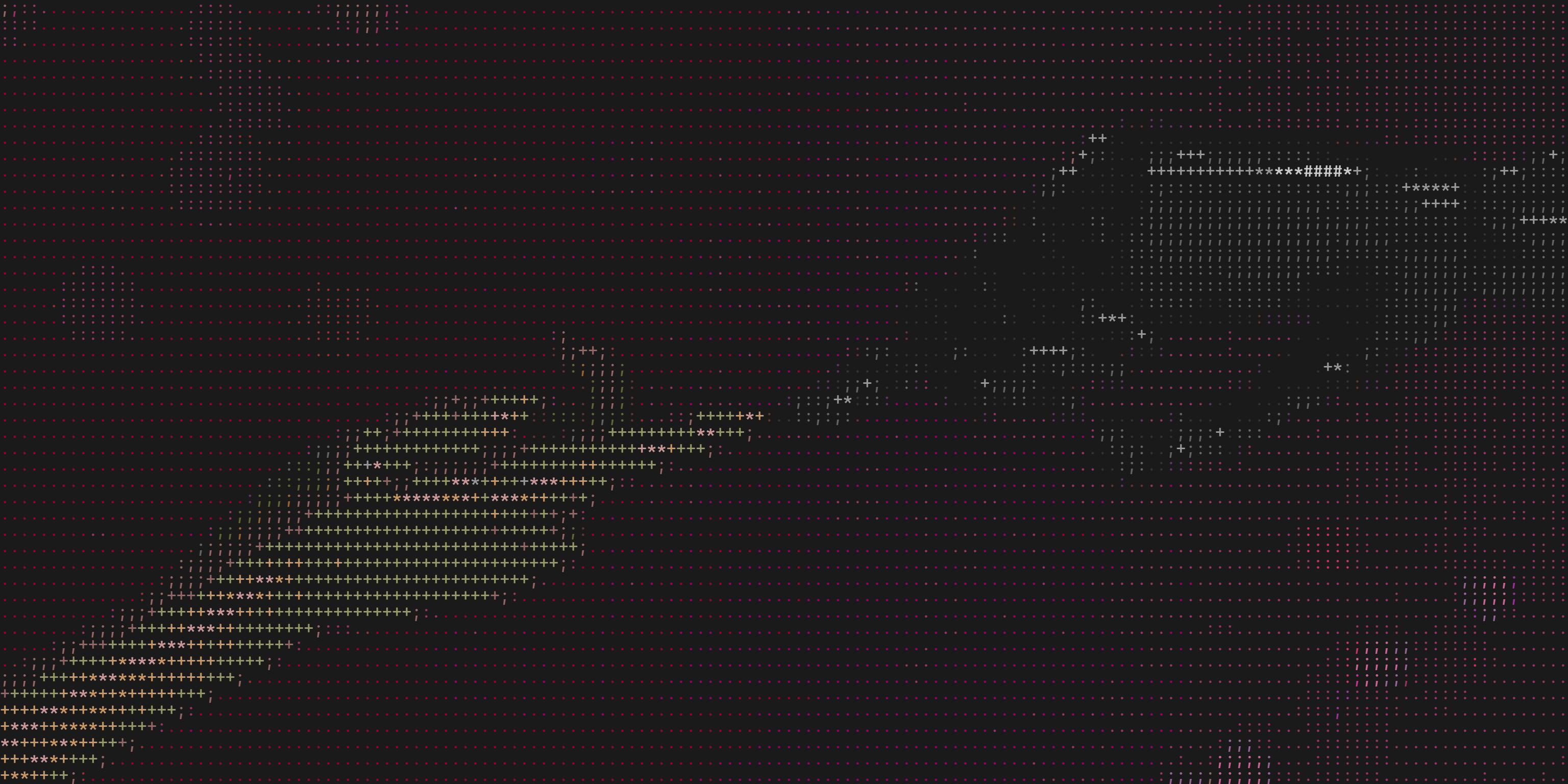 Abstract colorful scanline pattern representing proactive AI, reactive systems, and digital workflow signal